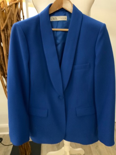 Zara blazer jacke royalblau - zara,