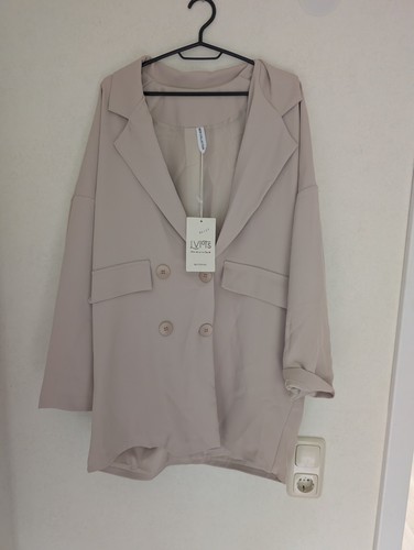 Oversized blazer damen beige - blazer,